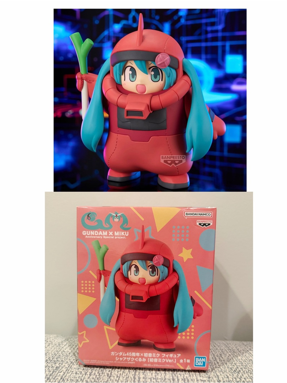 Gundam 45th Anniversary x Hatsune Miku Char's Zaku Costume Hatsune Miku Version